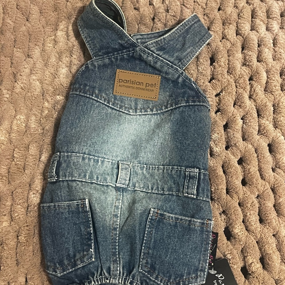 Parisian Works Blue Denim Pet Overalls